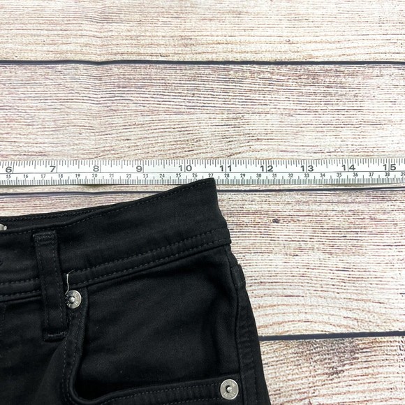 Agolde Roxanne Super High Rise In Jet Skinny Jeans Size 24 - Picture 10 of 12